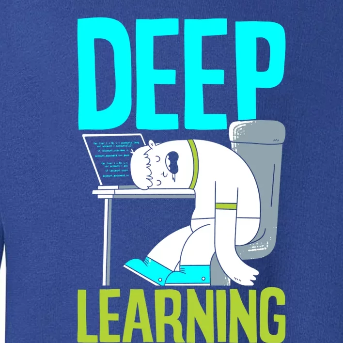 Deep Learning Funny Artificial Intelligence Machine Learning Gift Toddler Sweatshirt