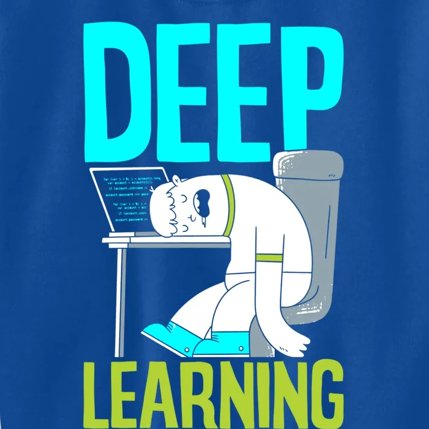 Deep Learning Funny Artificial Intelligence Machine Learning Gift Kids Sweatshirt