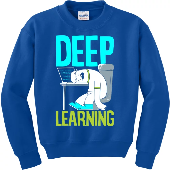 Deep Learning Funny Artificial Intelligence Machine Learning Gift Kids Sweatshirt