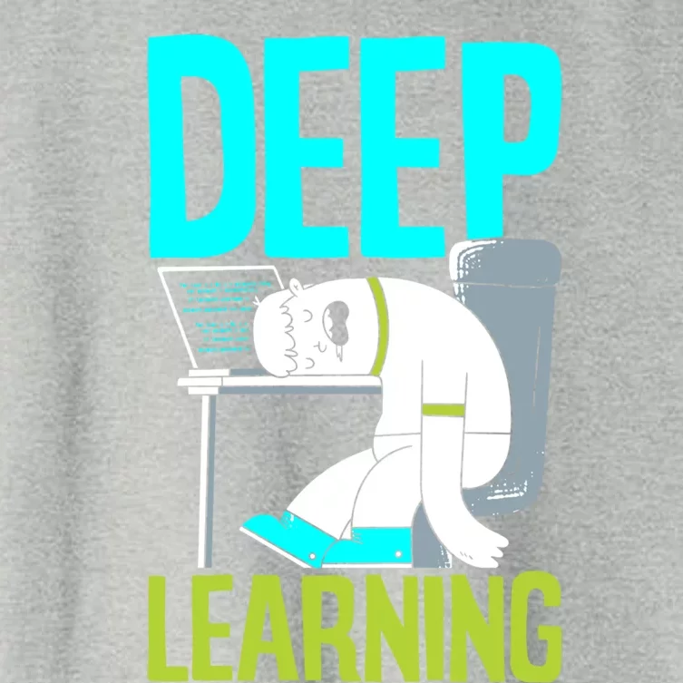 Deep Learning Funny Artificial Intelligence Machine Learning Gift Women's Crop Top Tee