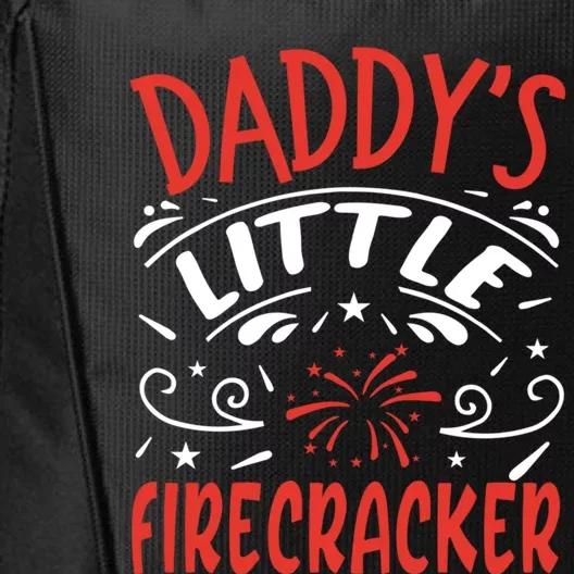 Daddys Little Firecracker Gift City Backpack