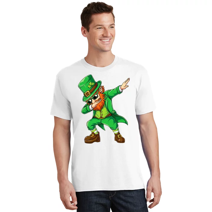 Dabbing Leprechaun Funny Gift St Patricks Day T-Shirt