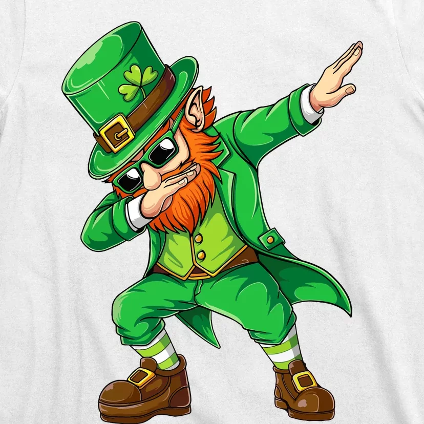 Dabbing Leprechaun Funny Gift St Patricks Day T-Shirt