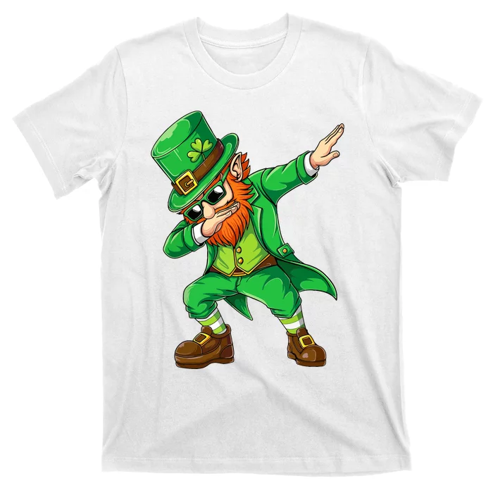 Dabbing Leprechaun Funny Gift St Patricks Day T-Shirt