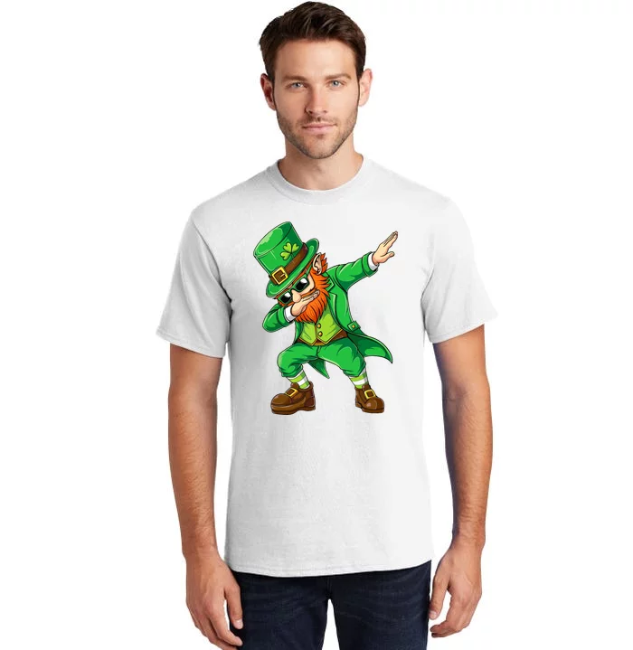 Dabbing Leprechaun Funny Gift St Patricks Day Tall T-Shirt