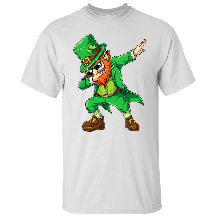 Dabbing Leprechaun Funny Gift St Patricks Day Tall T-Shirt