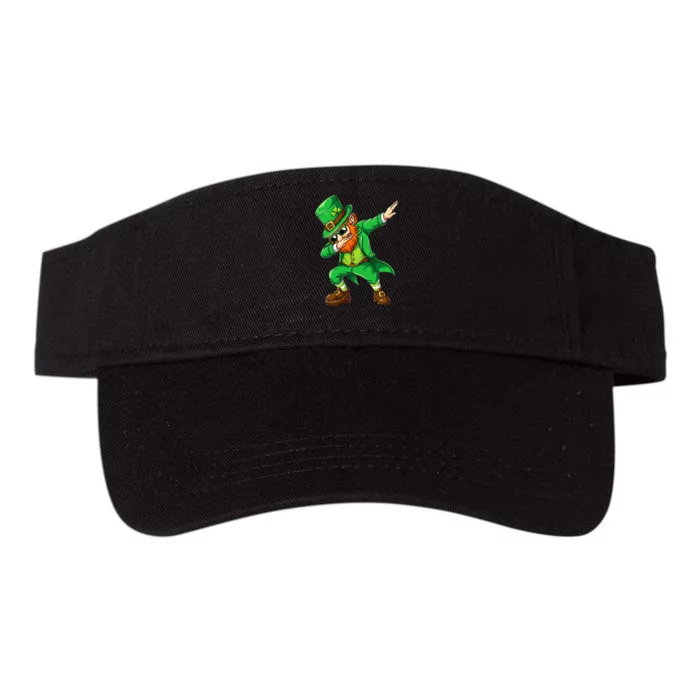 Dabbing Leprechaun Funny Gifts St Patricks Day Valucap Bio-Washed Visor