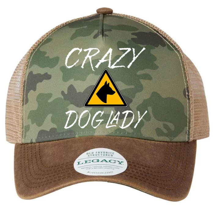 Dog Lover Funny Crazy Dog Lady Legacy Tie Dye Trucker Hat