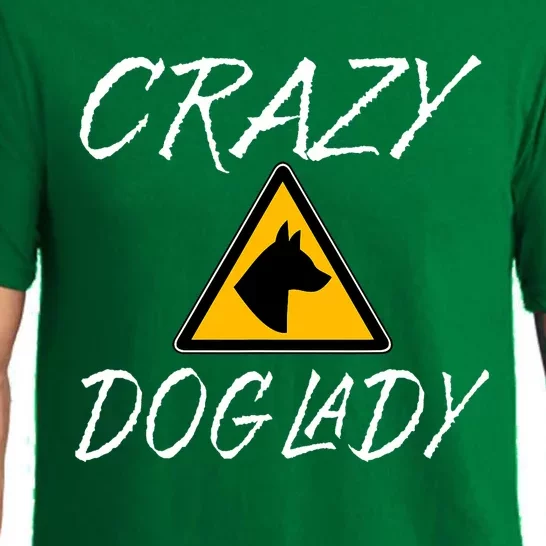 Dog Lover Funny Crazy Dog Lady Pajama Set