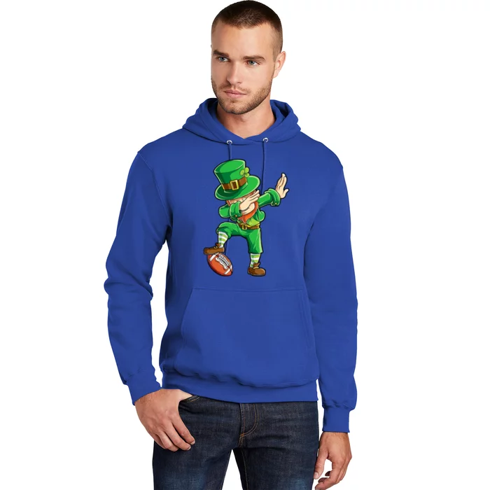 Dabbing Leprechaun Football St Patricks Day Sports Gift Hoodie