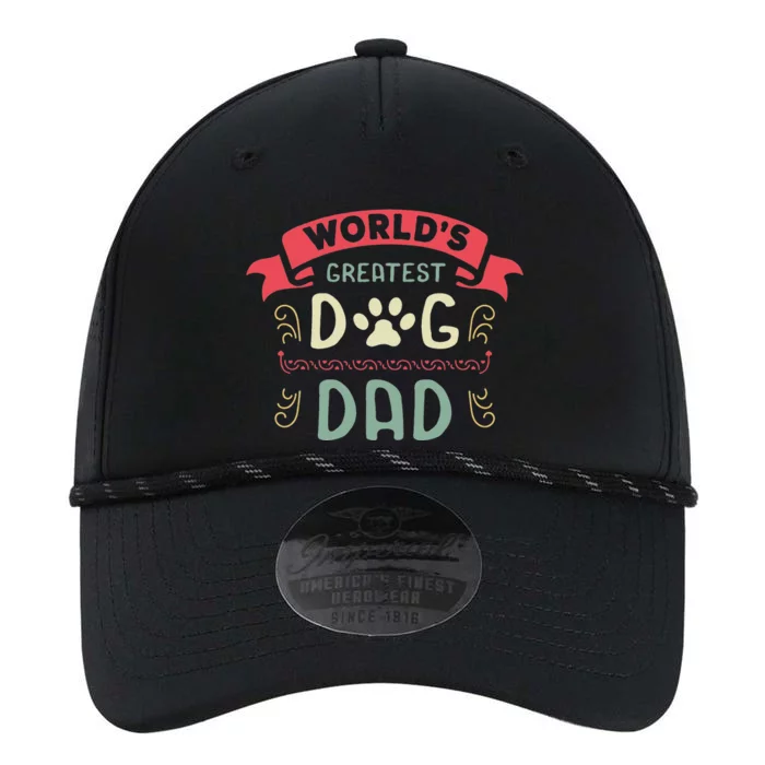 Dog Lover Fathers Day Paw Love Bark Puppy Breeder Performance The Dyno Cap