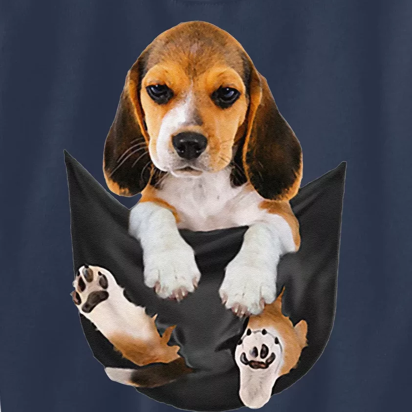 Dog Lovers Gifts Beagle In Pocket Funny Dog Face Kids Sweatshirt