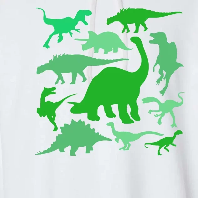 Dinosaur Lover Gift Garment-Dyed Fleece Hoodie