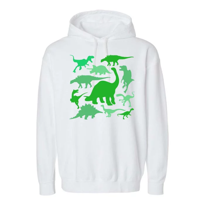 Dinosaur Lover Gift Garment-Dyed Fleece Hoodie