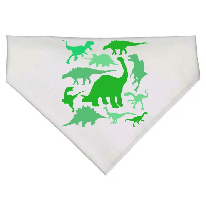 Dinosaur Lover Gift USA-Made Doggie Bandana