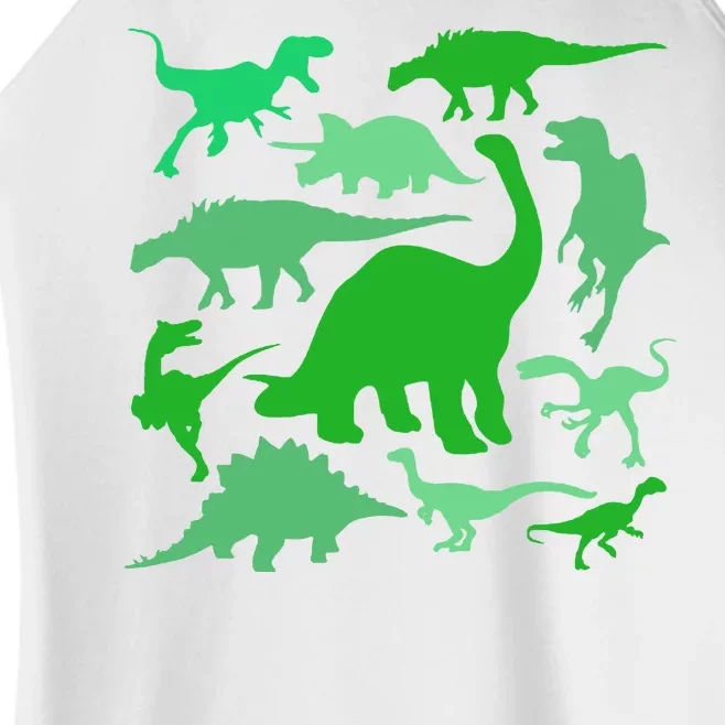 Dinosaur Lover Gift Women’s Perfect Tri Rocker Tank