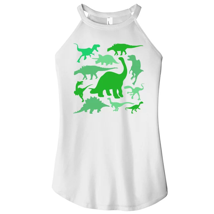 Dinosaur Lover Gift Women’s Perfect Tri Rocker Tank