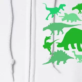 Dinosaur Lover Gift Full Zip Hoodie