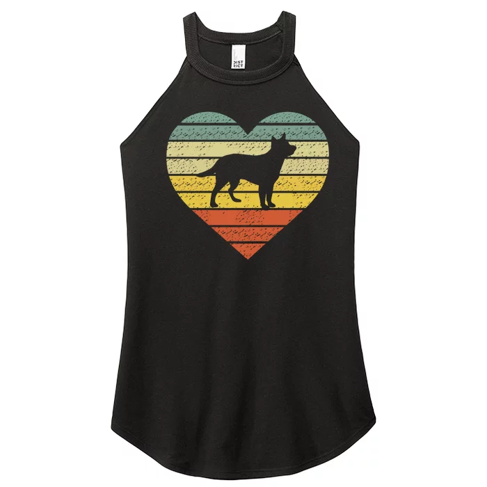 Dog Lover Graphic Women’s Perfect Tri Rocker Tank