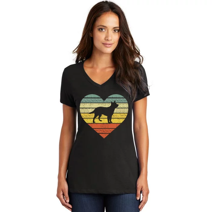 Dog Lover Graphic Women's V-Neck T-Shirt