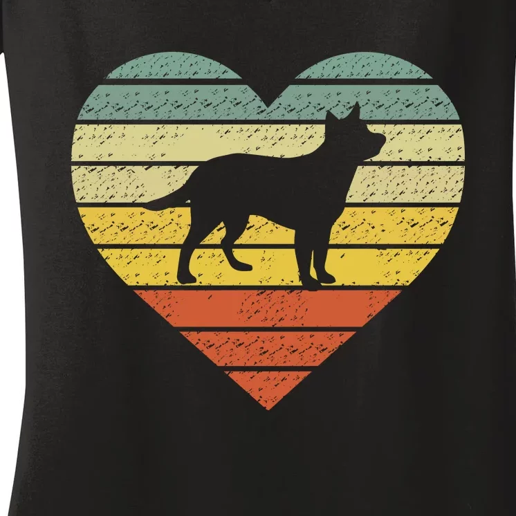 Dog Lover Graphic Women's V-Neck T-Shirt