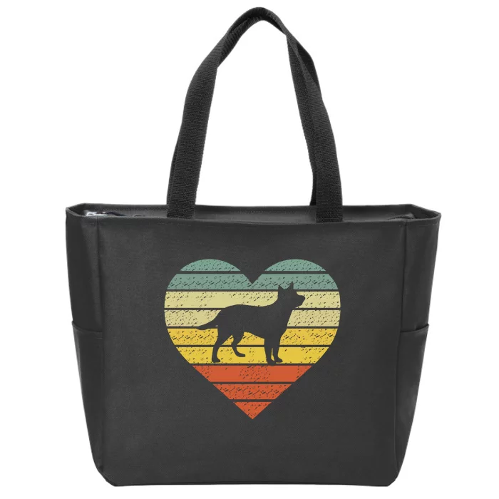 Dog Lover Graphic Zip Tote Bag