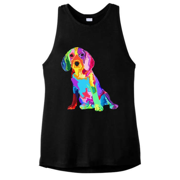 Dog Lover Gifts For 's Beagle Ladies Tri-Blend Wicking Tank