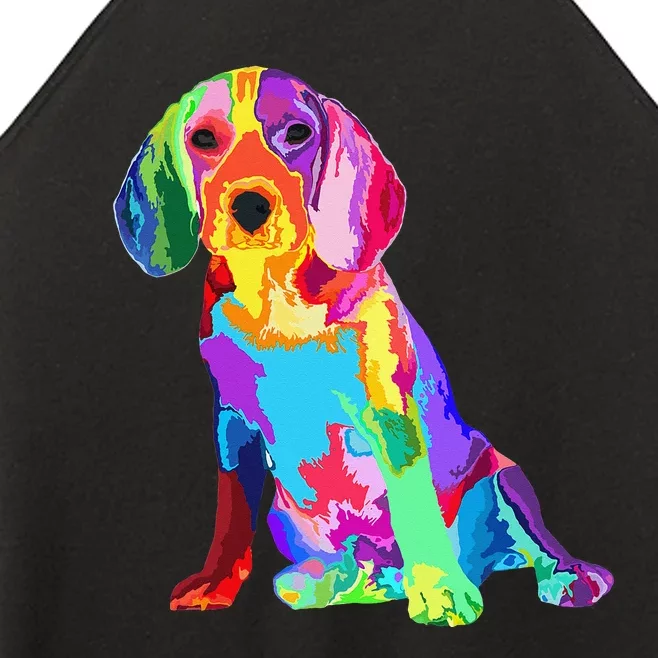 Dog Lover Gifts For 's Beagle Women’s Perfect Tri Rocker Tank