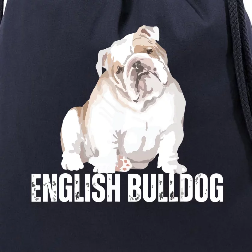 Dog Lover Gifts Bulldog Womens English Bulldog Men Drawstring Bag