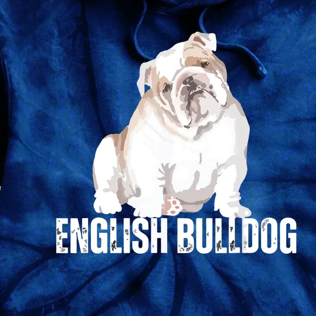 Dog Lover Gifts Bulldog Womens English Bulldog Men Tie Dye Hoodie