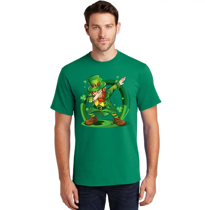 Dabbing Leprechaun Gold Happy St.Patrick's Day Tall T-Shirt