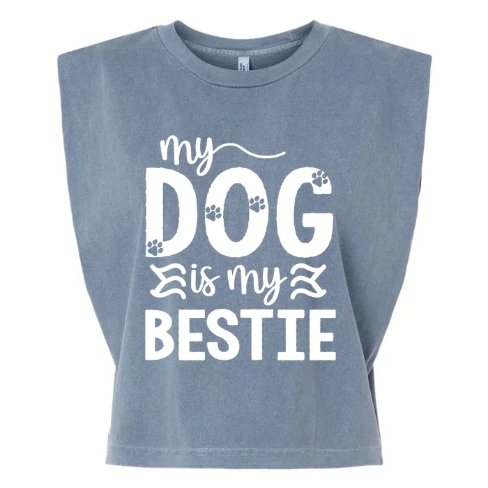 Dog Lovers Graphic Garment-Dyed Women's Muscle Tee