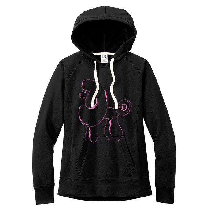 Dog Lover Gifts Poodle Women Cool Poodle Dog Men Women's Fleece Hoodie