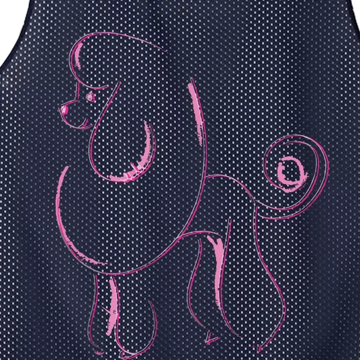 Dog Lover Gifts Poodle Women Cool Poodle Dog Men Mesh Reversible Basketball Jersey Tank