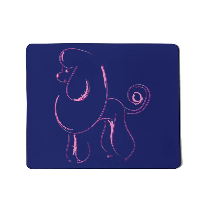 Dog Lover Gifts Poodle Women Cool Poodle Dog Men Mousepad