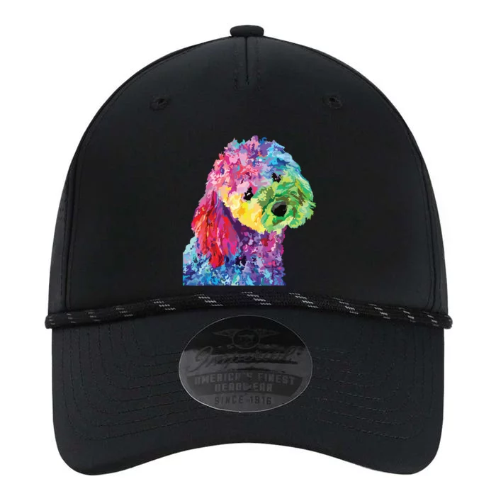 Dog Lover Gifts Women Colorful Cool Poodle Men Performance The Dyno Cap