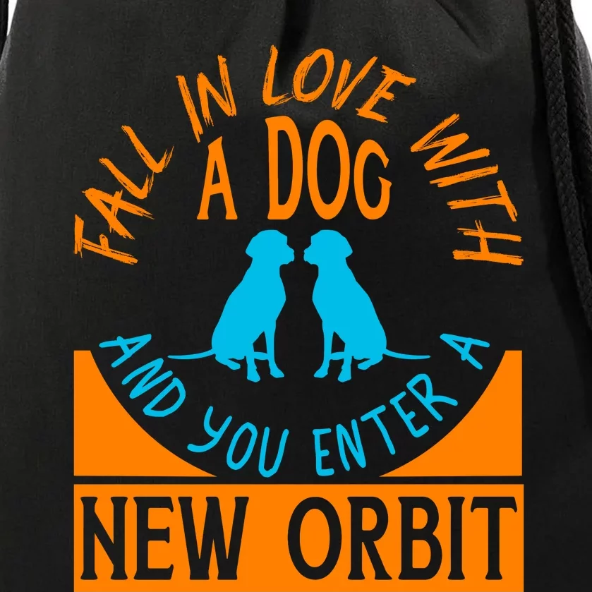 Dog Lover Graphic Drawstring Bag