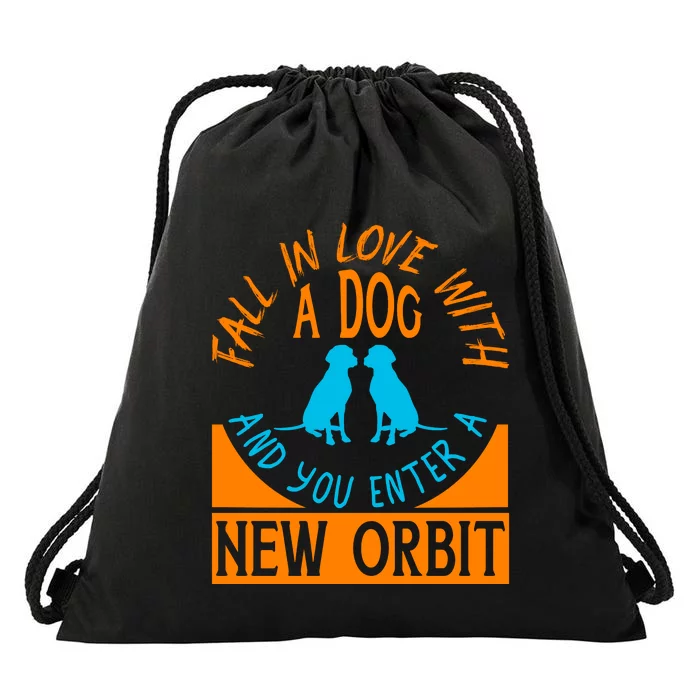 Dog Lover Graphic Drawstring Bag