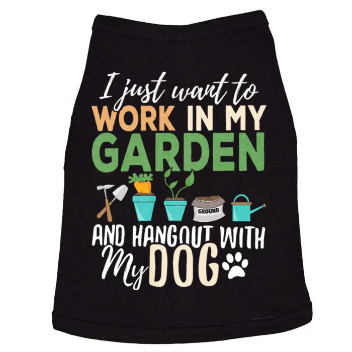 Dog Lover Gardener Garden Pet Gift Plants Doggie Tank