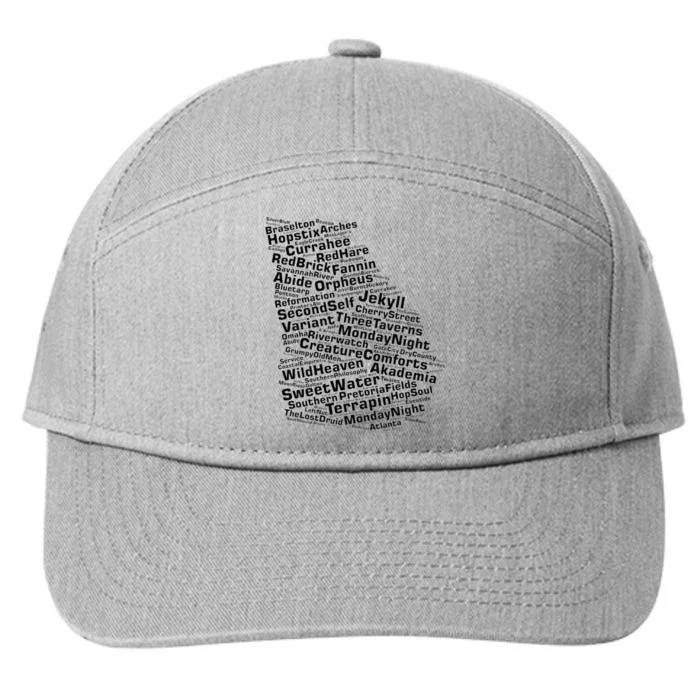 Drink Local Georgia Breweries 7-Panel Snapback Hat