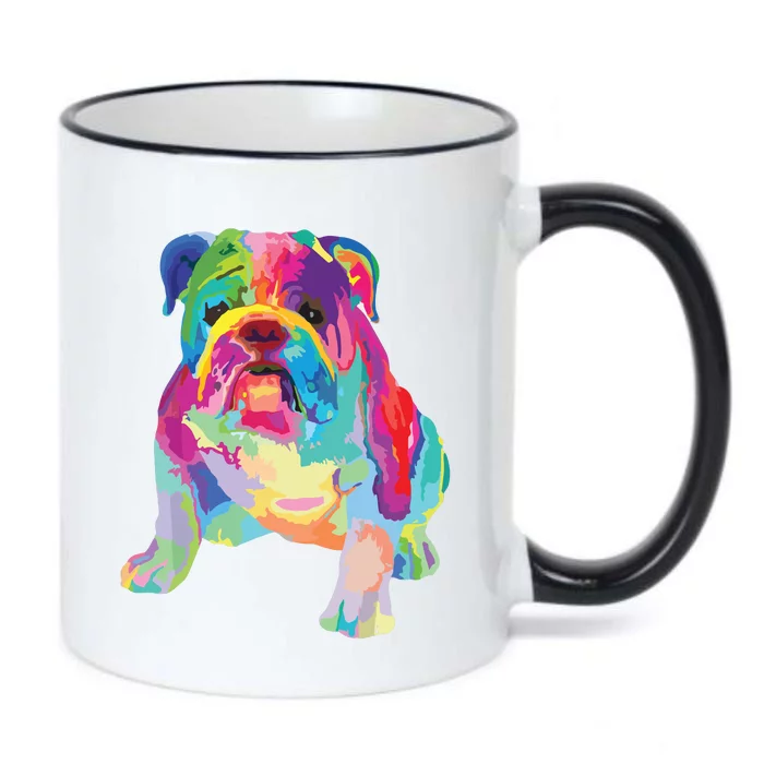 Dog Lover Gifts Women Colorful Cool English Bulldog Men Black Color Changing Mug