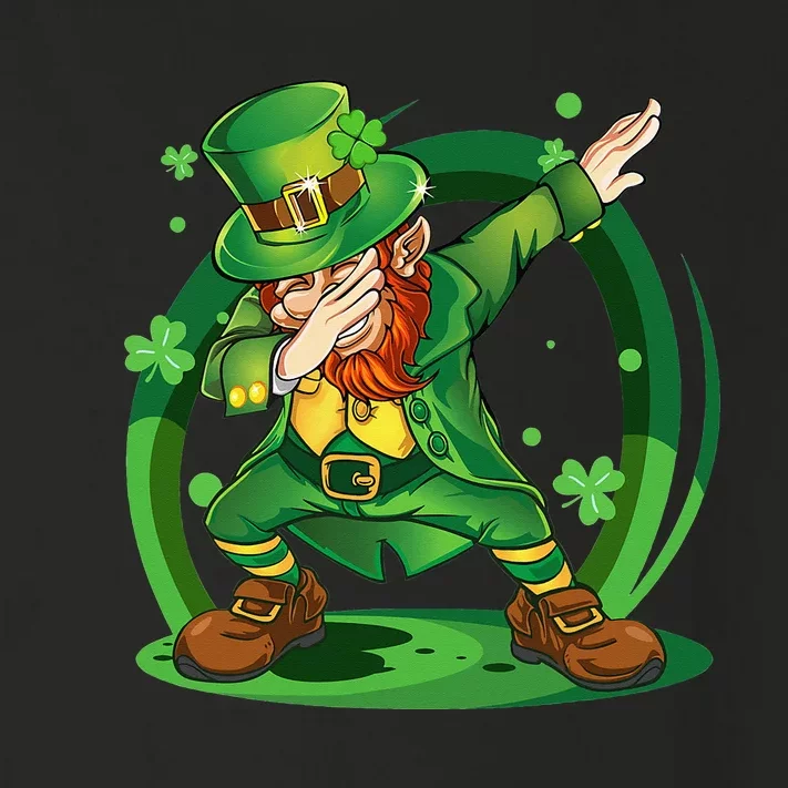 Dabbing Leprechaun Happy St Patricks Day Toddler Long Sleeve Shirt