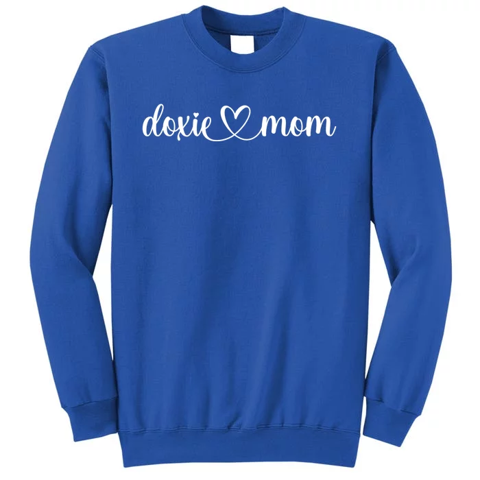 Dog Love Heart Doxie Mom Gift Tall Sweatshirt