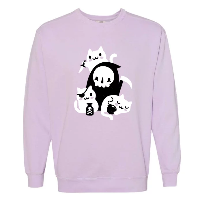 DeathS Little Helpers Garment-Dyed Sweatshirt