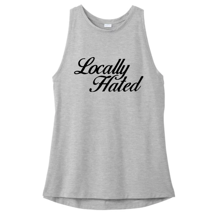 Denye Locally Hated Ladies Tri-Blend Wicking Tank