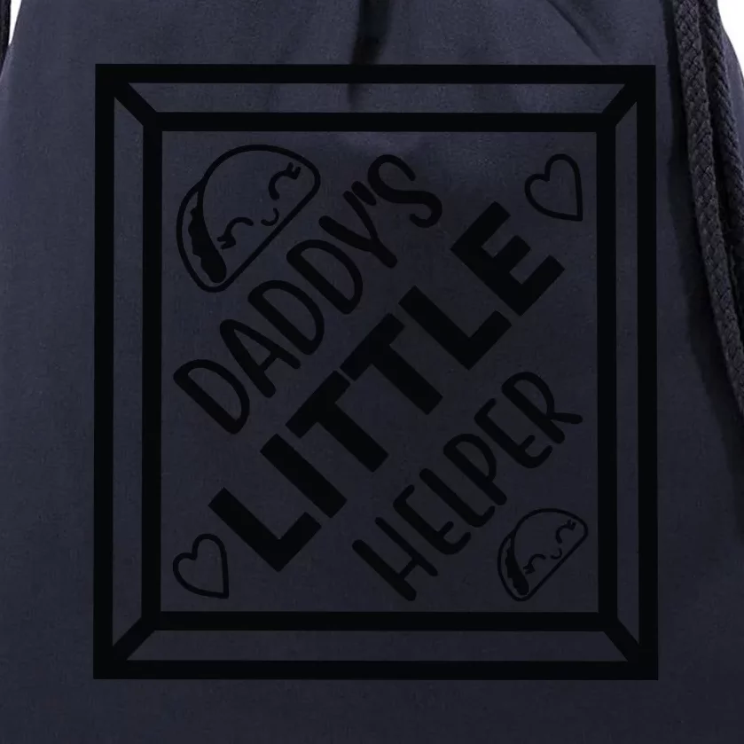 Daddy's Little Helper Drawstring Bag