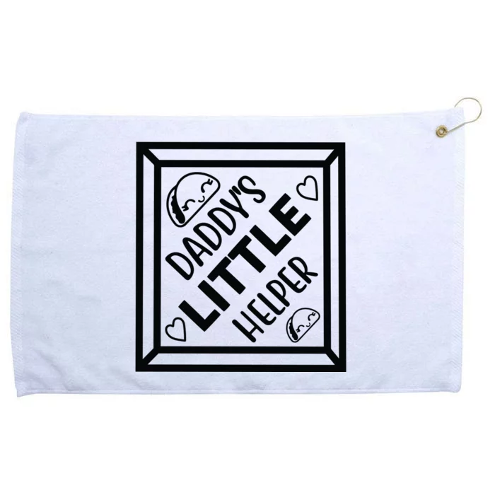 Daddy's Little Helper Grommeted Golf Towel