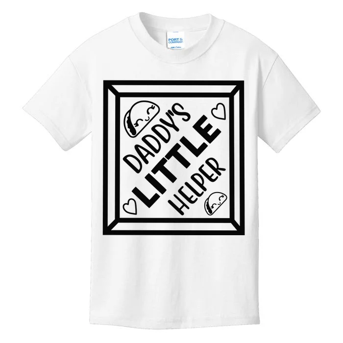 Daddy's Little Helper Kids T-Shirt