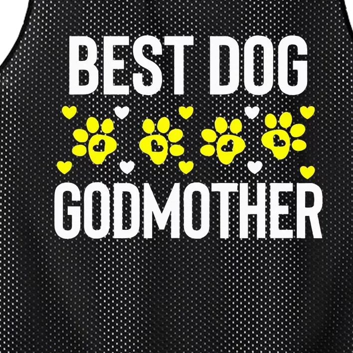 Dog Lover Holiday Christmas Best Dog Godmother Novelty Gifts Mesh Reversible Basketball Jersey Tank