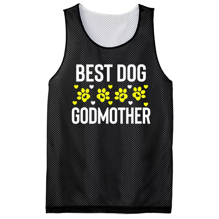 Dog Lover Holiday Christmas Best Dog Godmother Novelty Gifts Mesh Reversible Basketball Jersey Tank